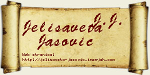 Jelisaveta Jašović vizit kartica